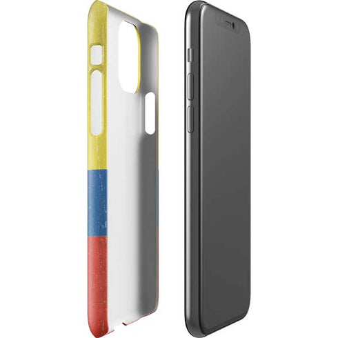 Ecuador Flag Distressed iPhone 11 Pro Lite Case